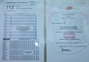 Bild Fahrplan